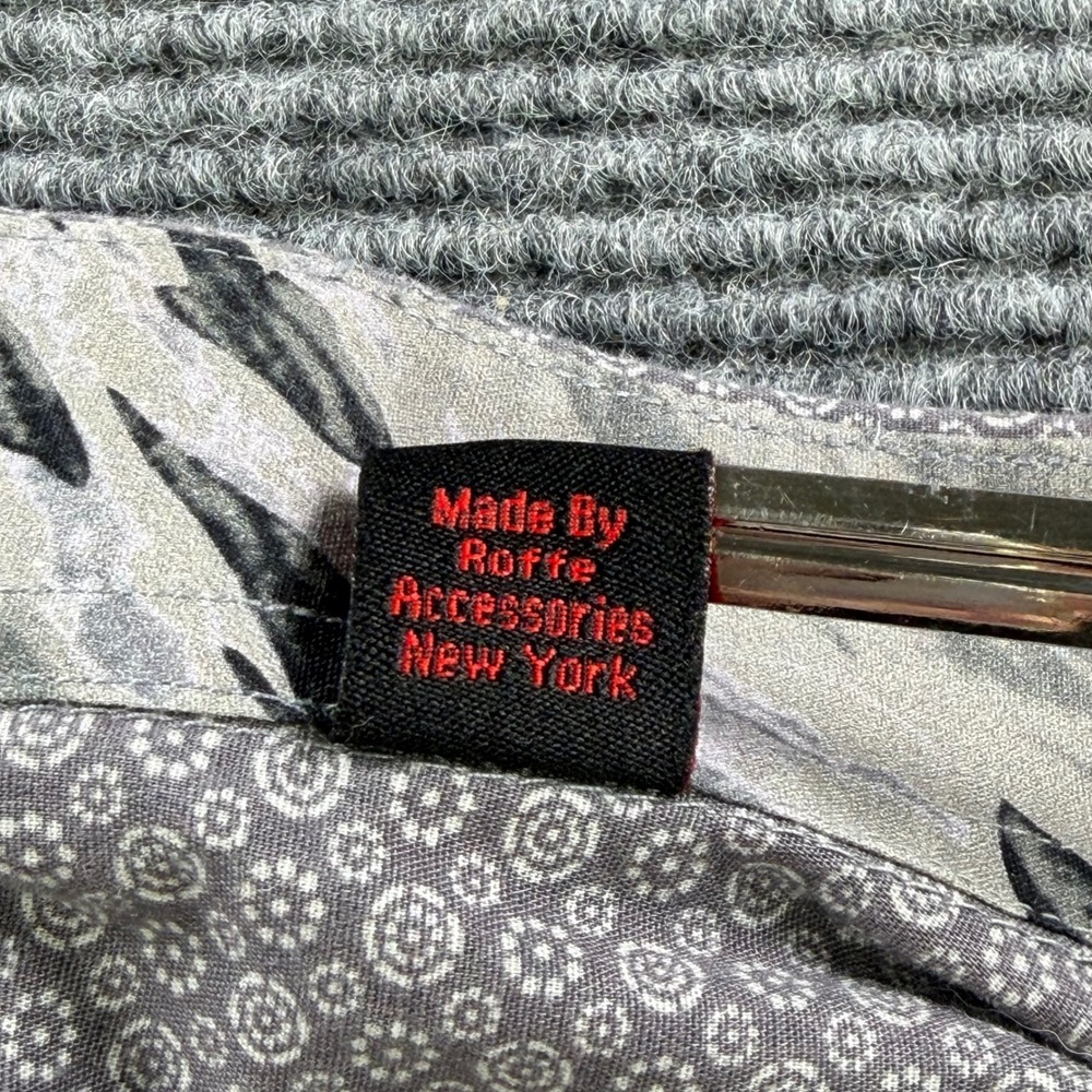 Jerry Garcia Excelsior Mens Large Grey Geometric Medallion Button Down Shirt L - Picture 11 of 16